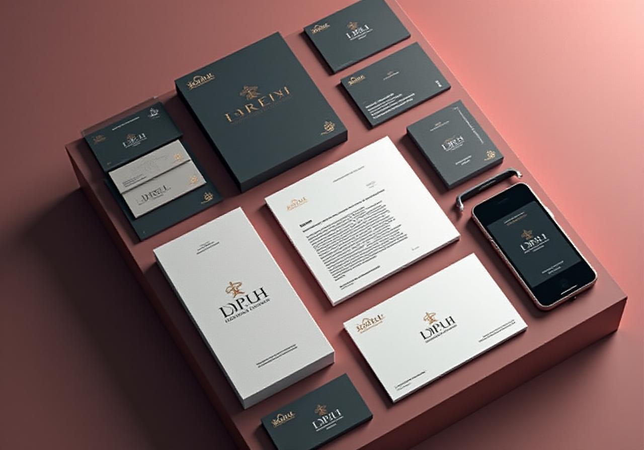 Modern branding package for a major lifestyle brand